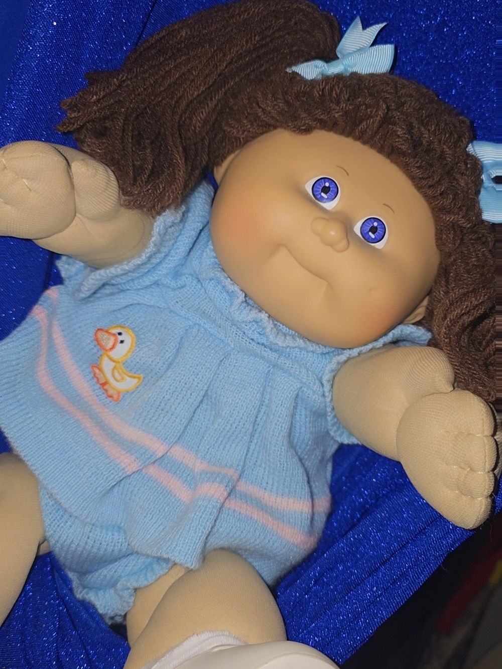 1986 Cabbage Patch Girl With Violet Eyes